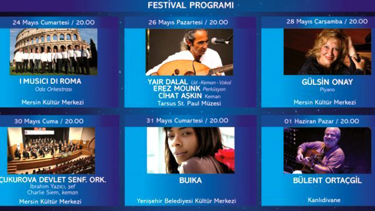 Mersin Müzik Festivaliyle Coşacak