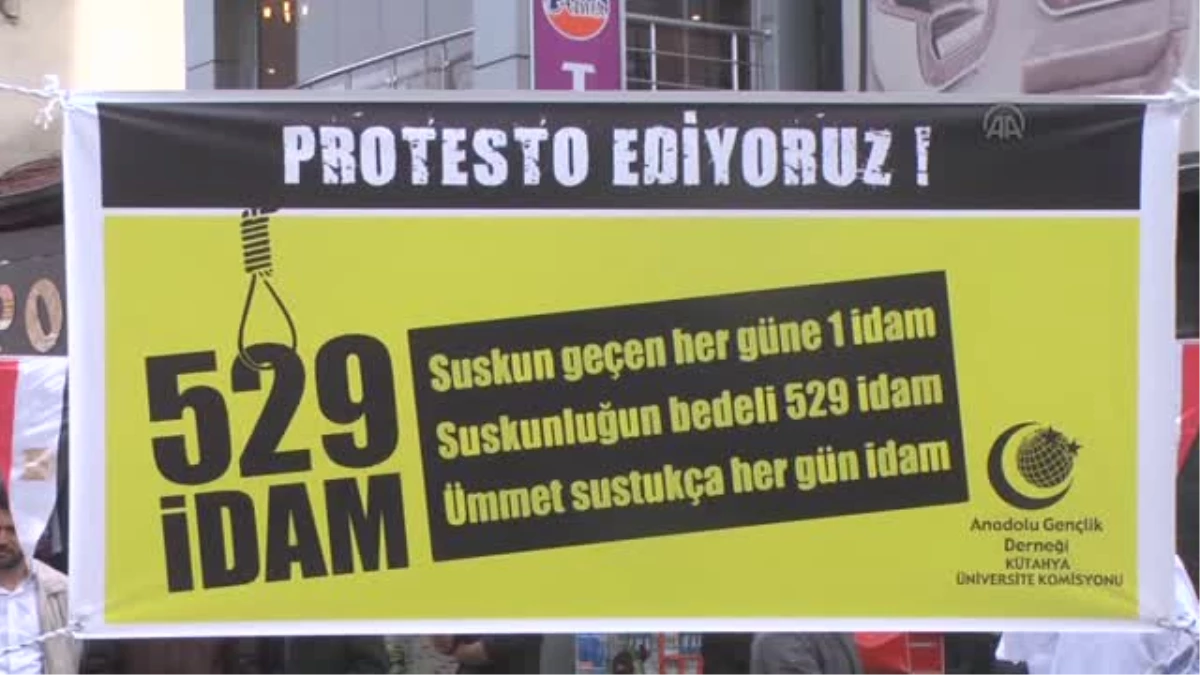 Kütahya\'da, Mısır\'daki İdam Kararı Protesto Edildi