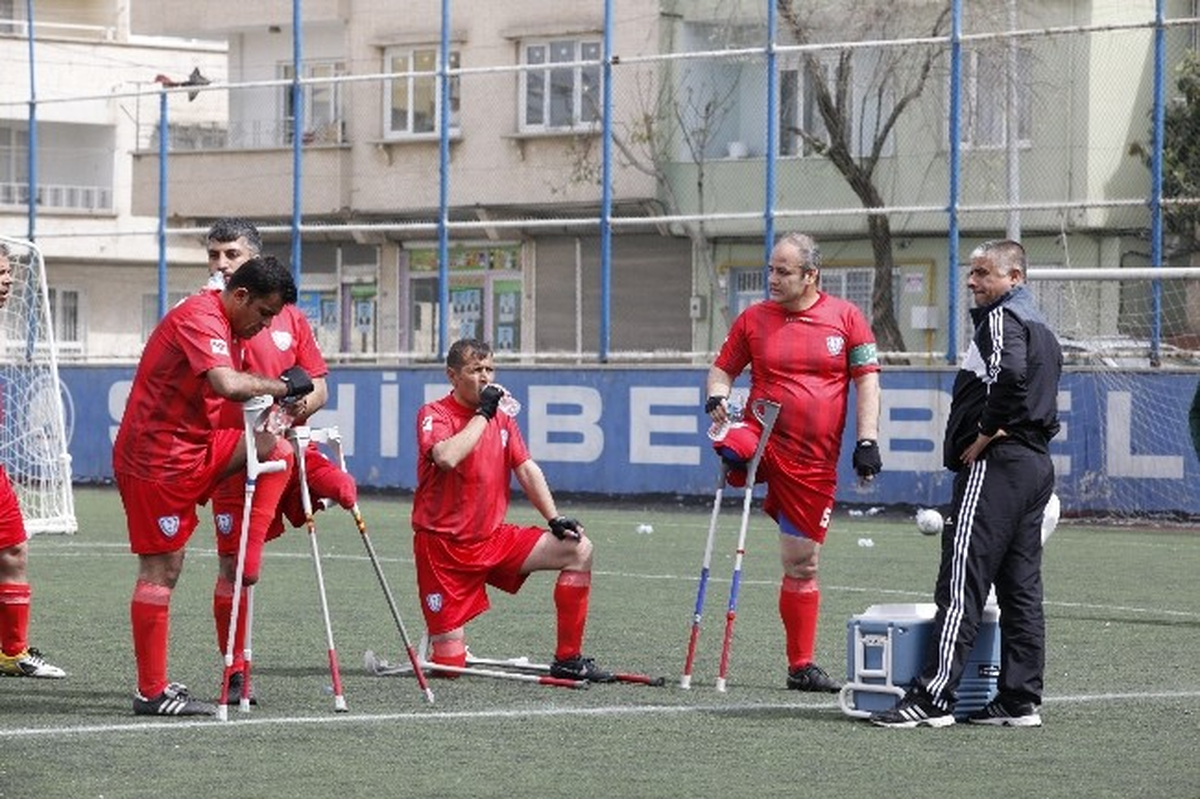 Şahinbey Ampute Futbol Takımı Maça Hazır