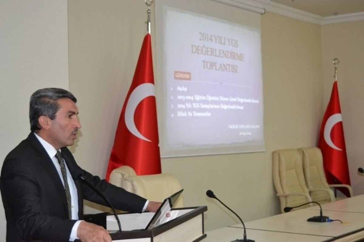 Bingöl\'de YGS Değerlendirme Toplantısı Yapıldı
