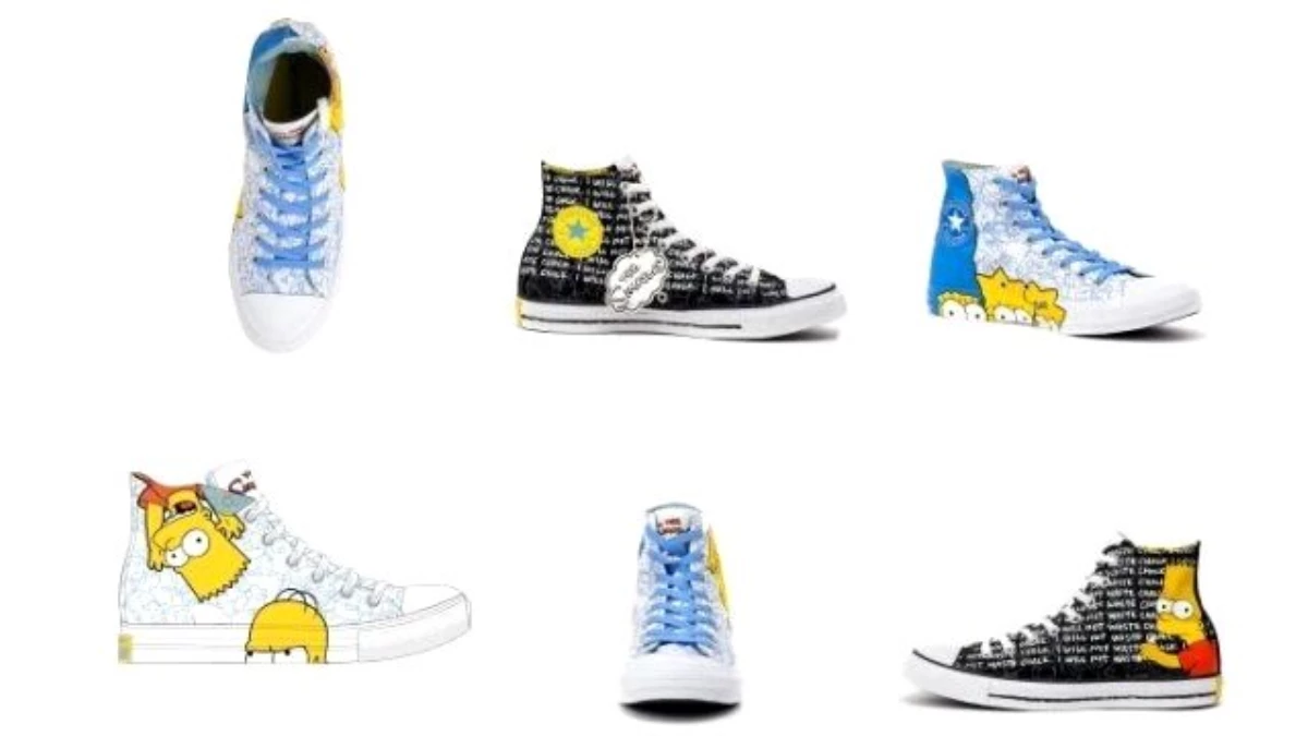 Converse\'ten Yeni Bir Koleksiyon: The Simpsons/ Chuck Taylor