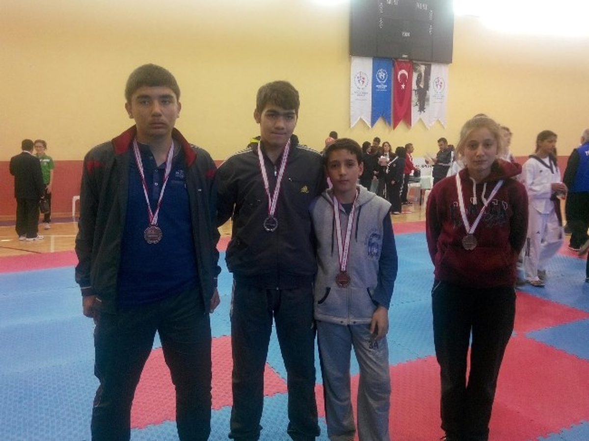 Okullar Arası Yıldızlar Tekvando Müsabakaları Tamamlandı