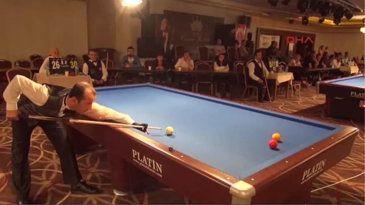 Türkiye Bilardo Şampiyonası\'nın 1. Etabı Yarın Sona Eriyor