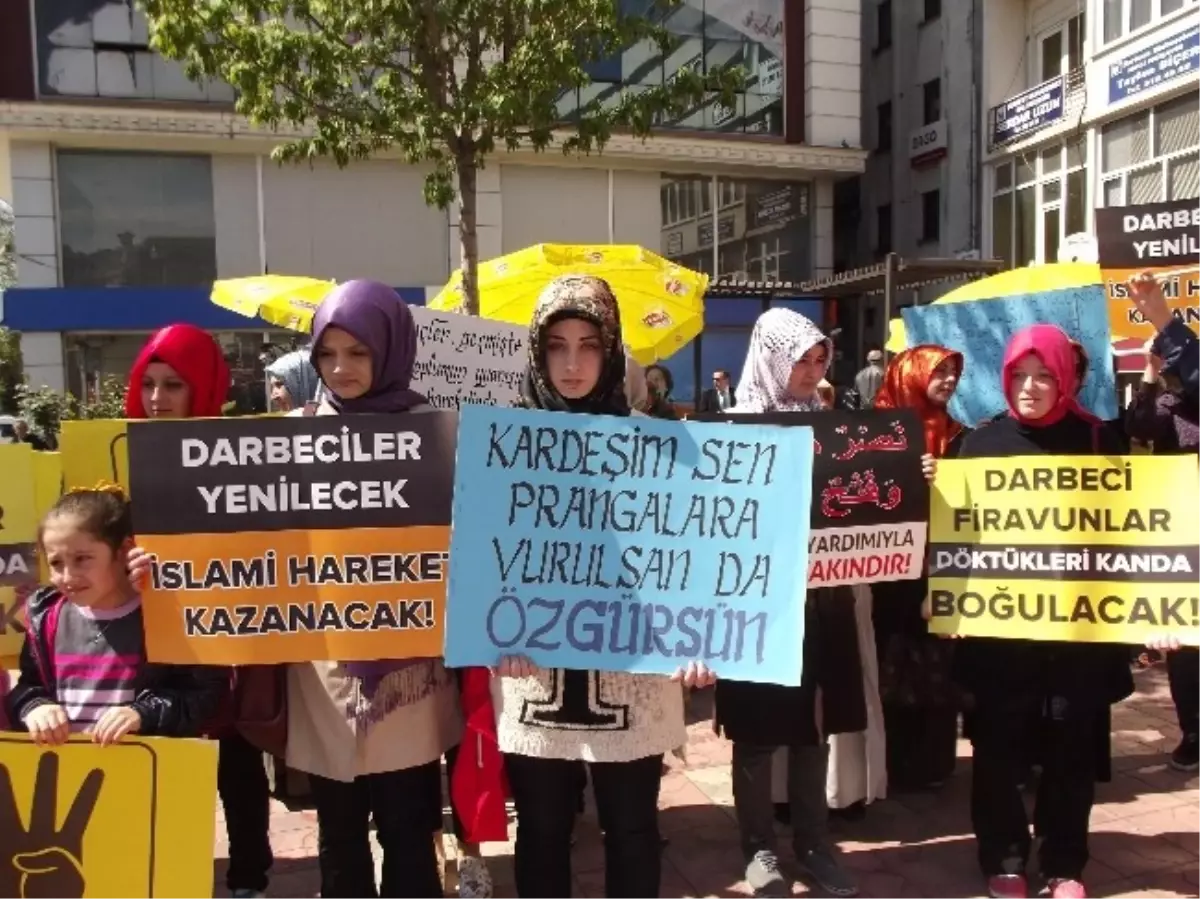 Kdz. Ereğli\'de Lise Öğrencileri, Mısır\'daki İdam Kararlarını Protesto Etti