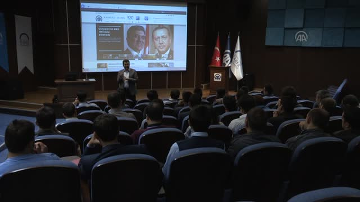 AA kameramanlarına hizmet içi eğitim -