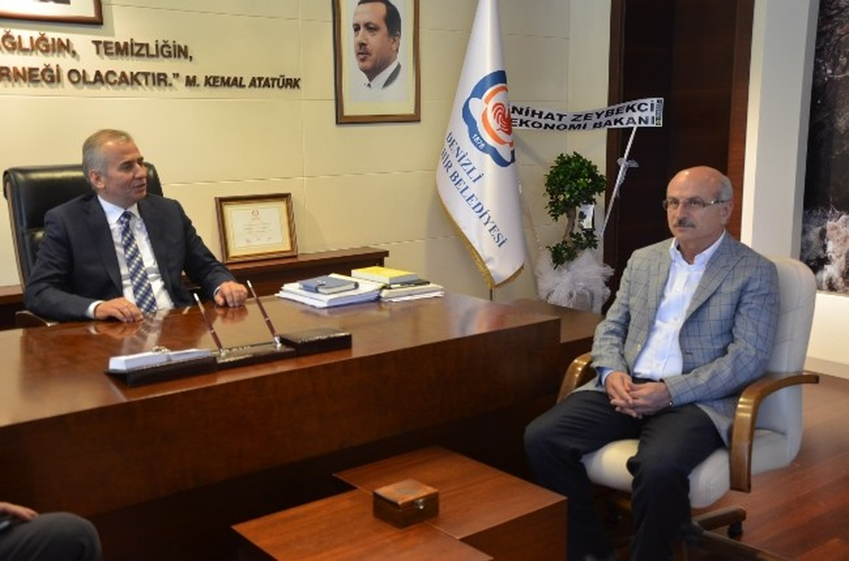 Tekden Denizlispor, Başkan Zolan\'ı Ziyaret Etti
