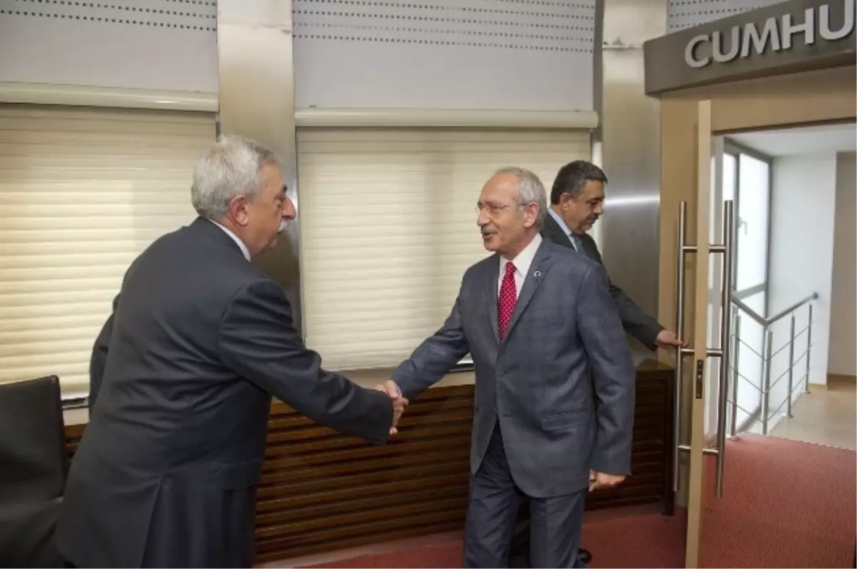 Türkiye-Ab Karma İstişare Komitesi Kılıçdaroğlu\'nu Ziyaret Etti