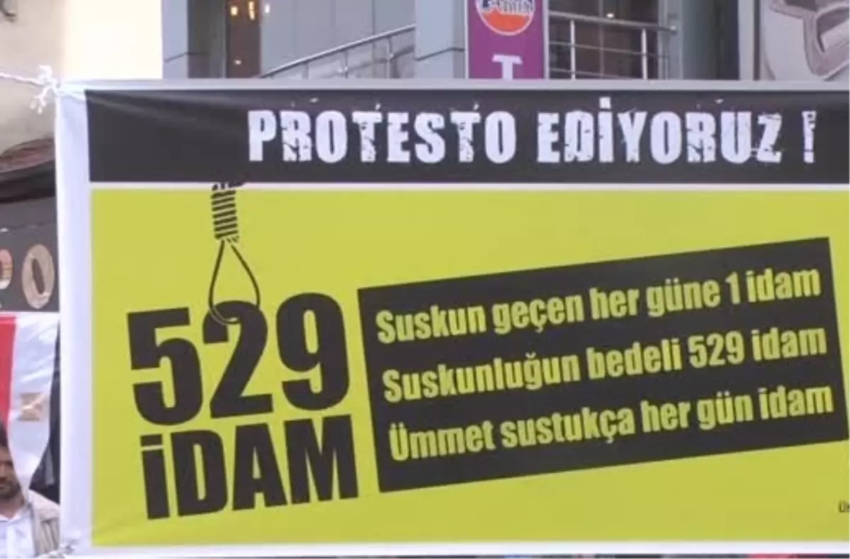 Mısır\'daki İdam Kararları Samandıra\'da Protesto Edildi