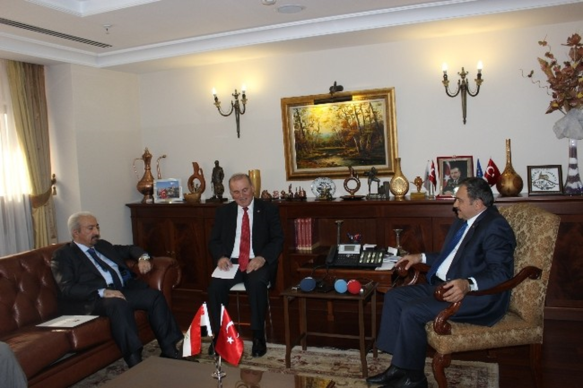 Bakan Eroğlu Irak Büyükelçisi\'ni Kabul Etti