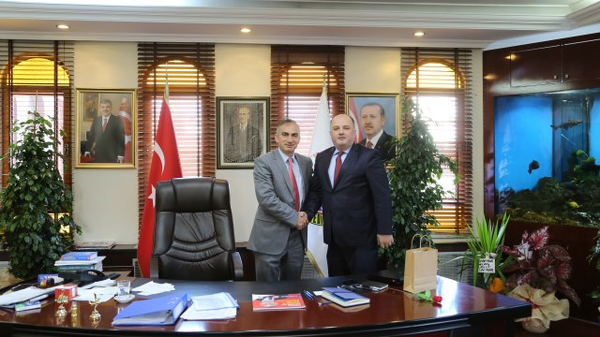 Cihan Saraç\'tan Başkan Yılmazer\'e Ziyaret