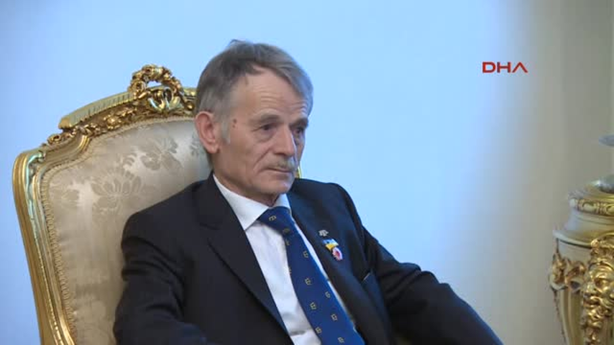 Erdoğan, Kırım Tatar Meclisi Eski Başkanı ve Ukrayna Meclisi Milletvekili Kırımoğlu ile Görüştü