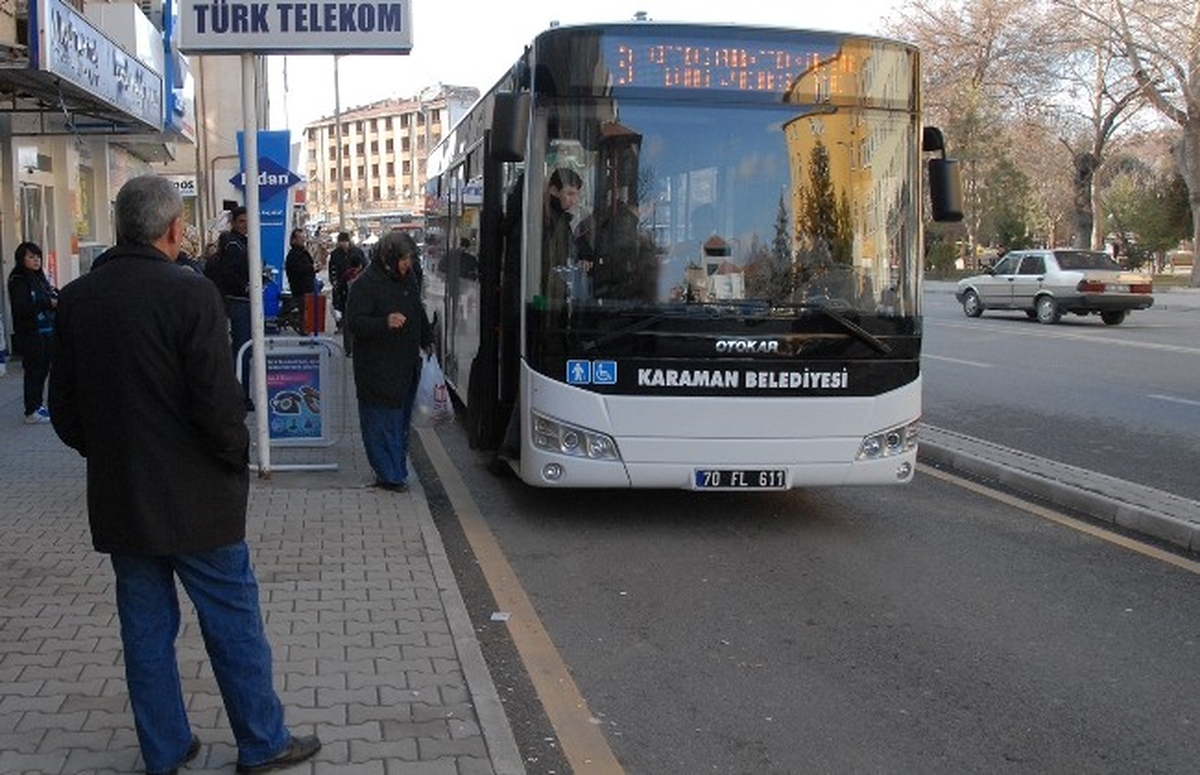 Karaman\'da Belediye Otobüsleri 3.5 Yılda 6 Milyon Yolcu Taşıdı
