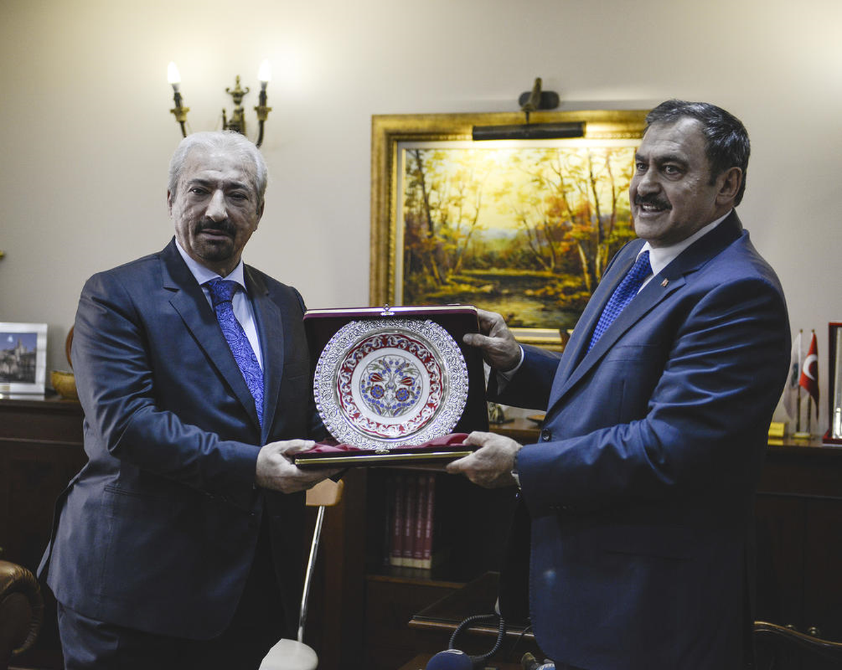 Orman ve Su İşleri Bakanı Eroğlu\'nun Kabulleri
