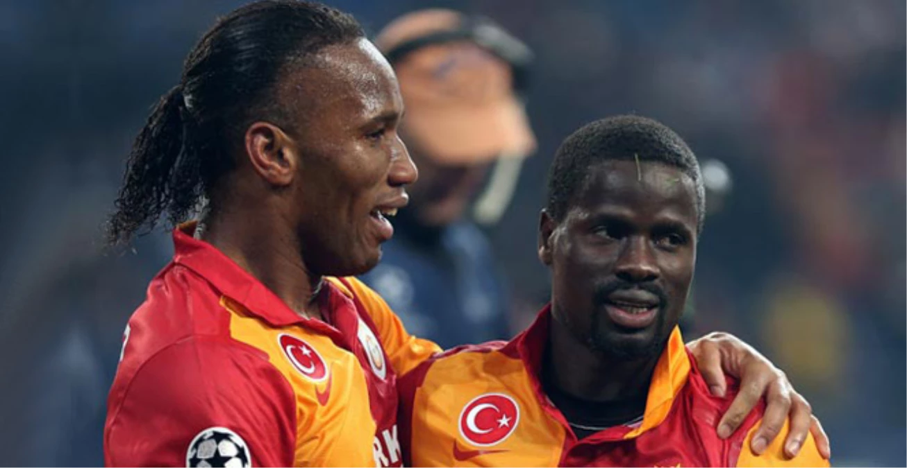 Galatasaray\'da Drogba ve Eboue Yolcu