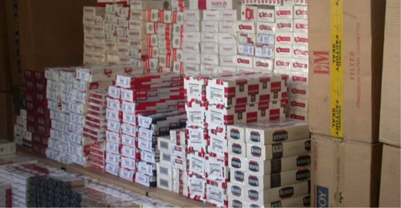 Kocaeli\'de 81 Bin 250 Paket Kaçak Sigara Ele Geçirildi