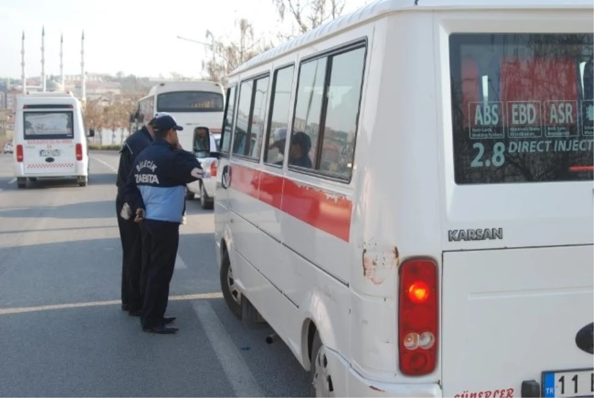 Polis ve Zabıta İşbirliği ile Servis Araçları Denetlendi