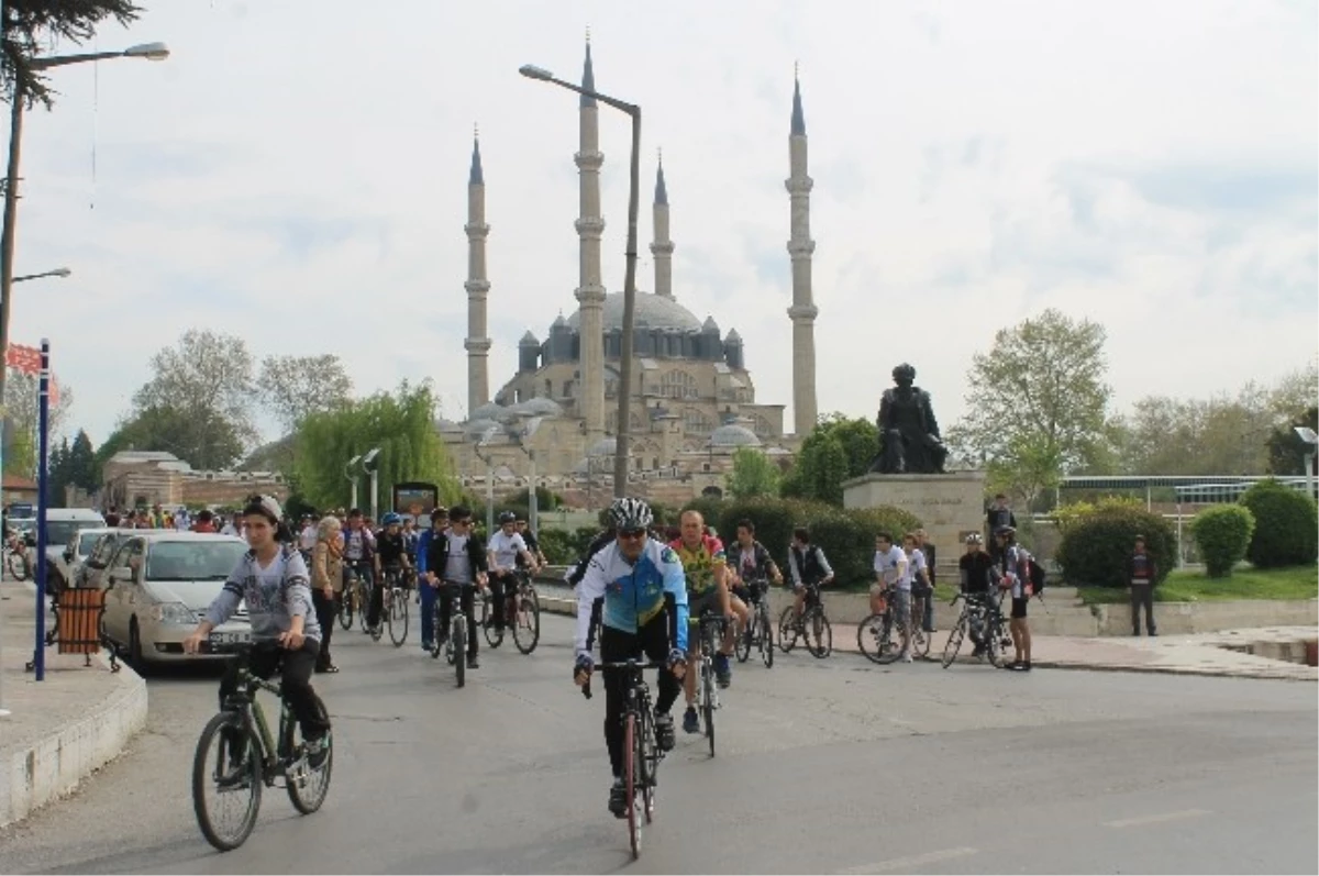 Edirne\'de Turizm Haftası İçin Pedal Çevirdiler