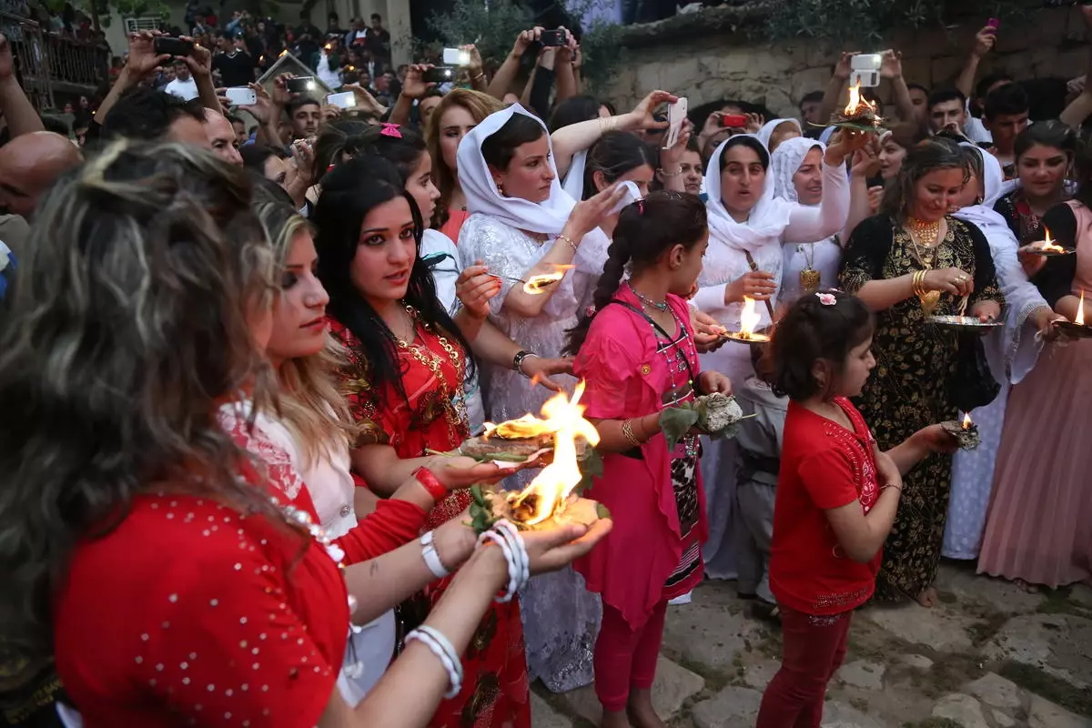 Yezidiler, "Kırmızı Çarşamba\'yı" Kutladı