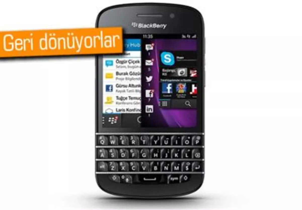 Blackberry\'nin Odak Noktasında Dokunmatik Telefonlar Yok