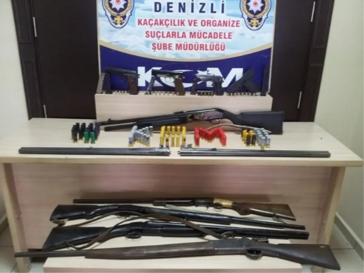 Denizli\'de Silah Ticaretine 2 Gözaltı