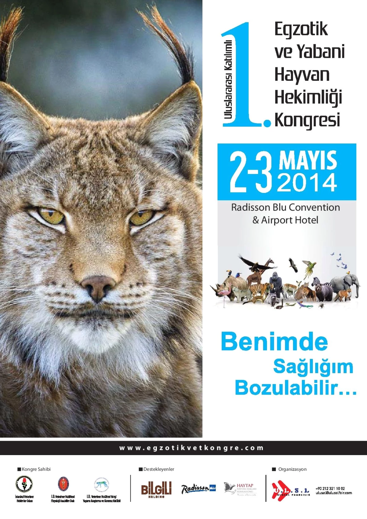 Egzotik ve Yabani Hayvan Sağlığı Konusunda Bilim Adamları 2 Mayıs\'ta İstanbul\'da