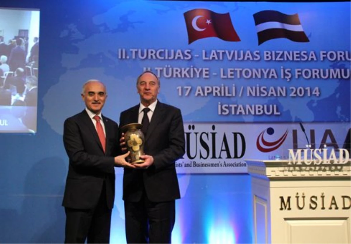 İkinci Türkiye - Letonya İş Forumu MÜSİAD\'ta Gerçekleştirildi