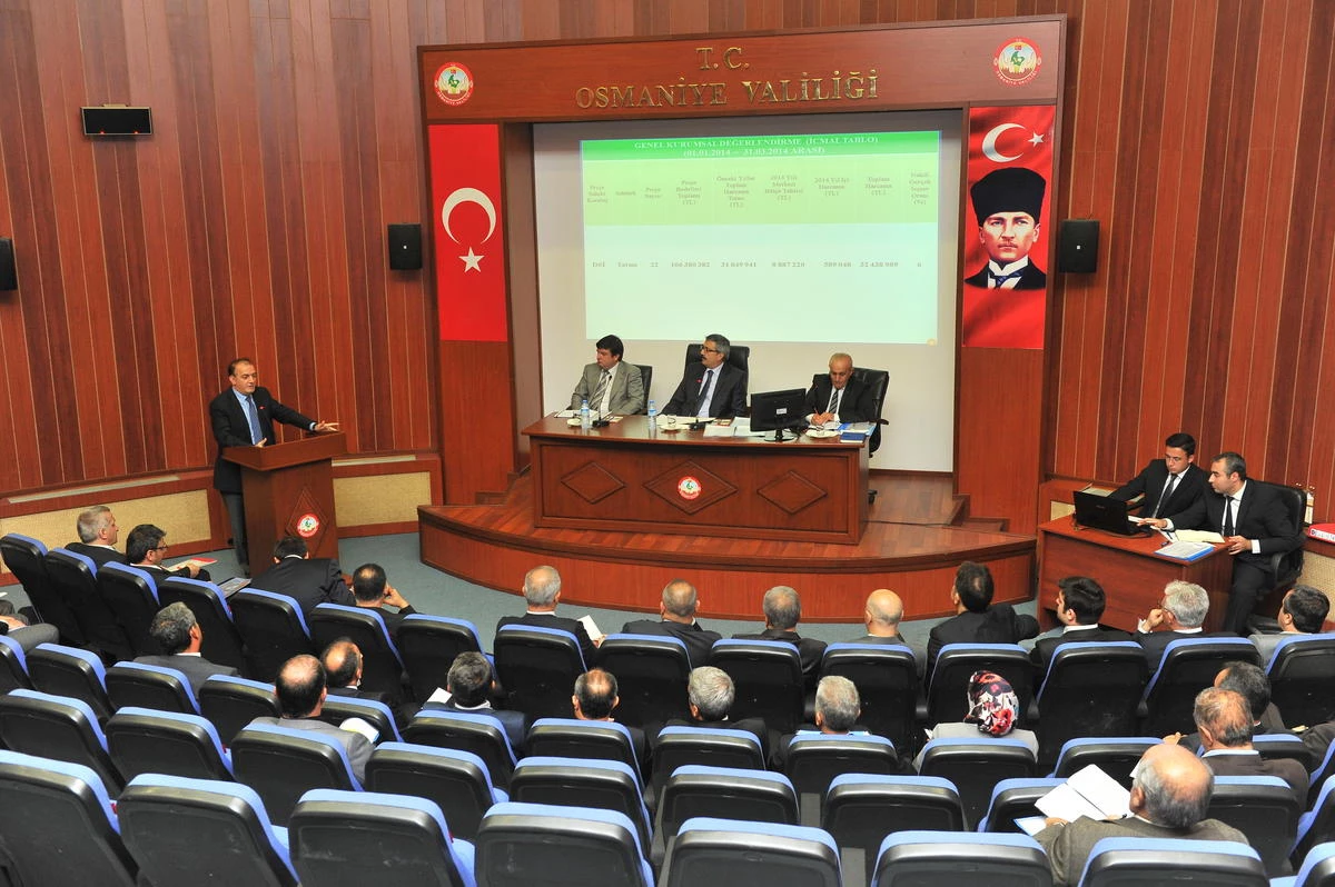 Osmaniye\'de İl Koordinasyon Kurulu Toplantısı
