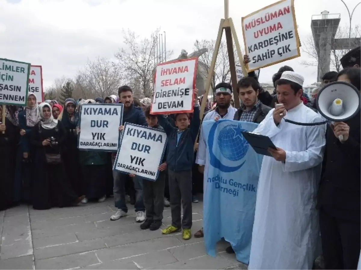 Anadolu Gençlik Derneği\'nden Mısır Yargısına Protesto