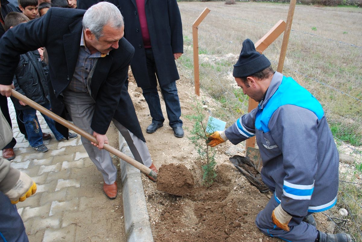 Tokat\'ta 200 Fidan Toprakla Buluşturuldu