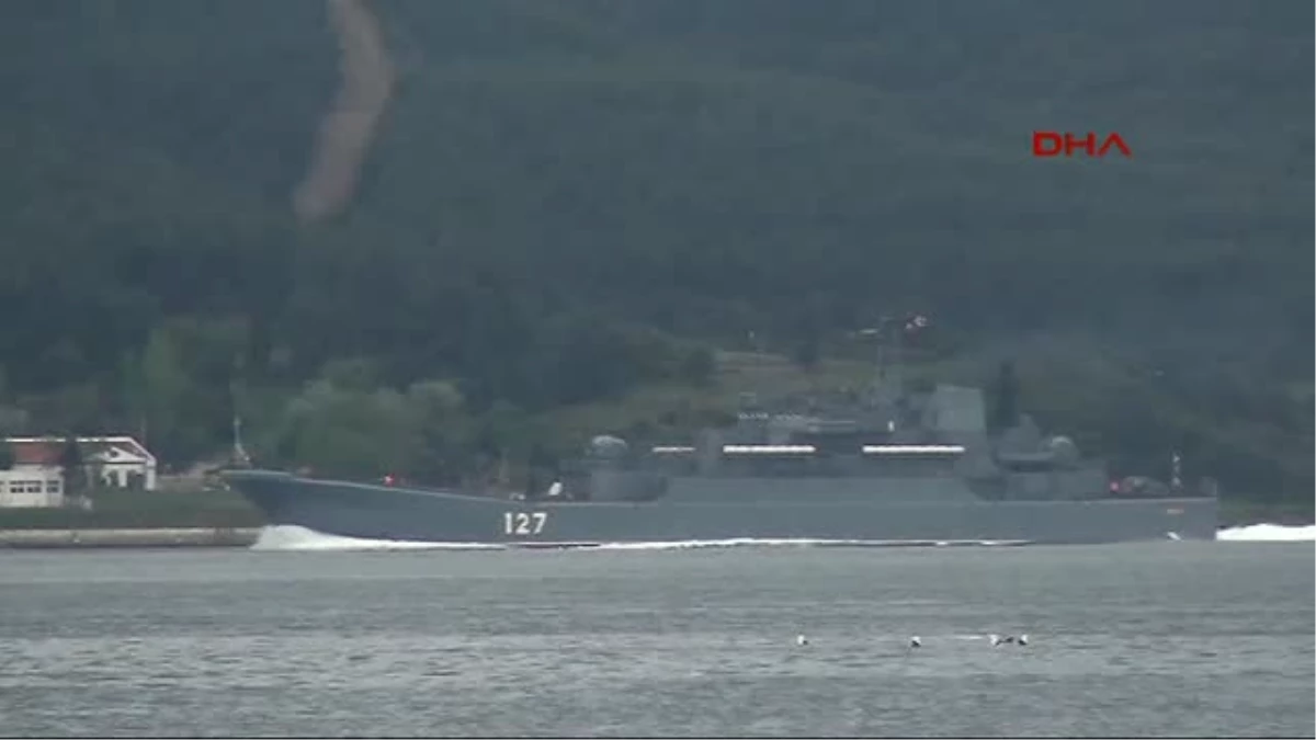 Çanakkale 3 Rus Savaş Gemisi Çanakkale Boğazından Geçti