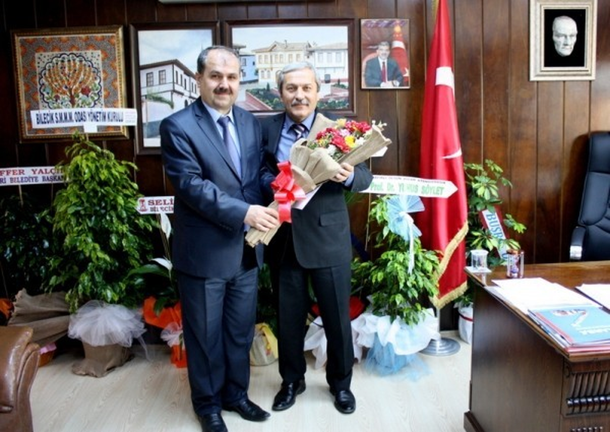 İlçe Müftüsünden Belediye Başkanına Ziyaret