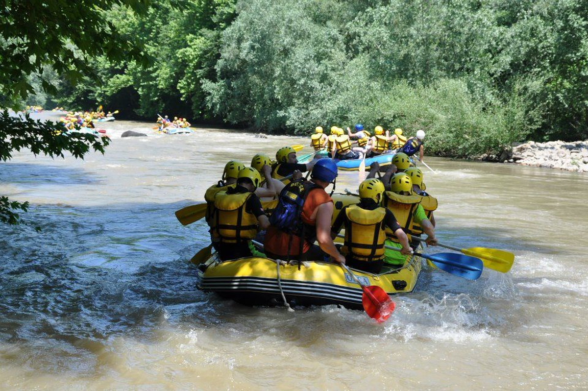 Melen Çayı\'nda Rafting Şampiyonası