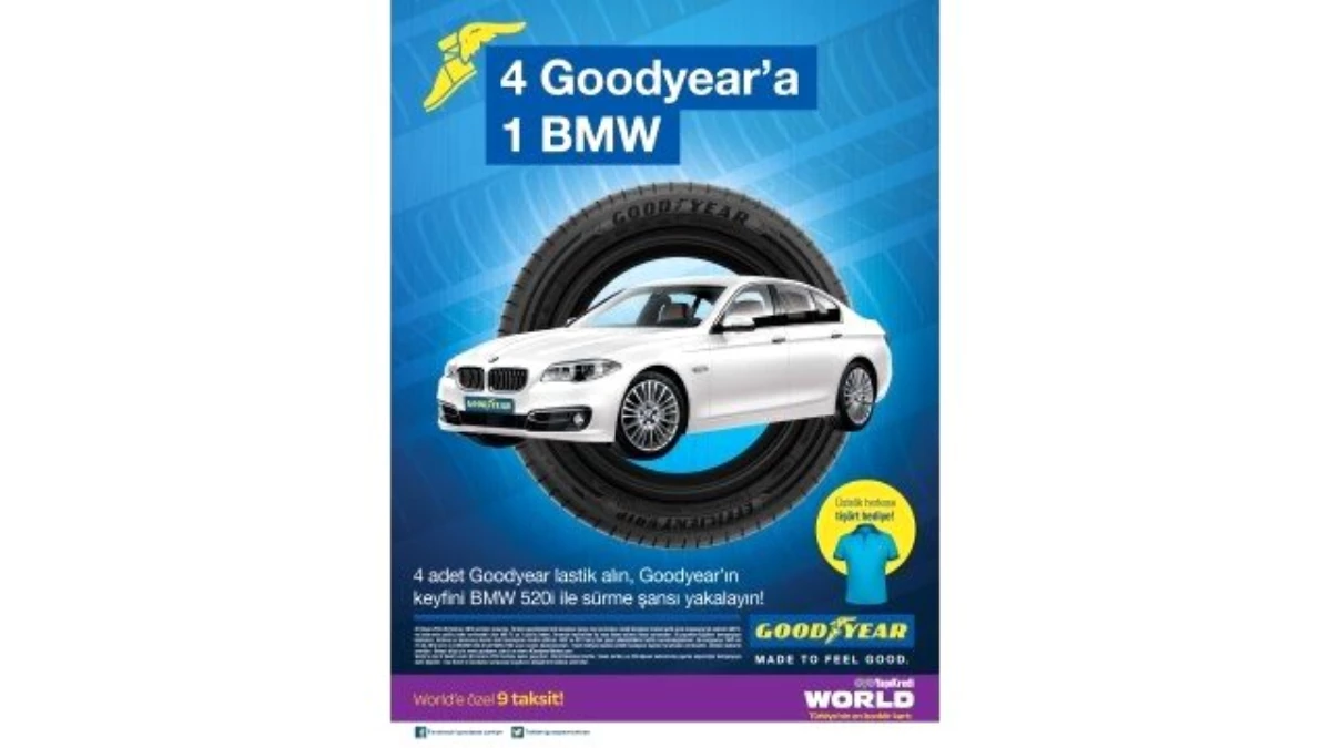 4 Goodyear Yaz Lastiğine 1 BMW