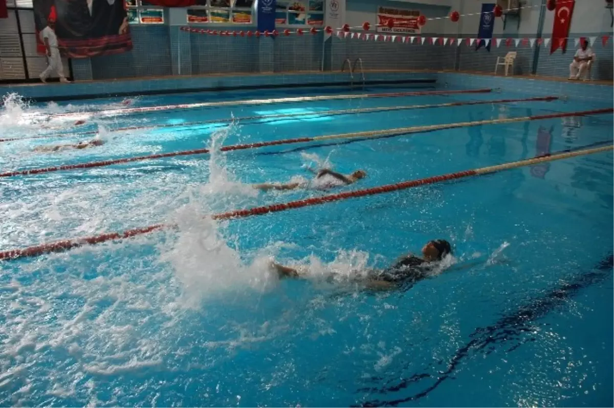 Adıyaman'da Kardeş İller Yüzme Projesi Müsabakaları Yapıldı