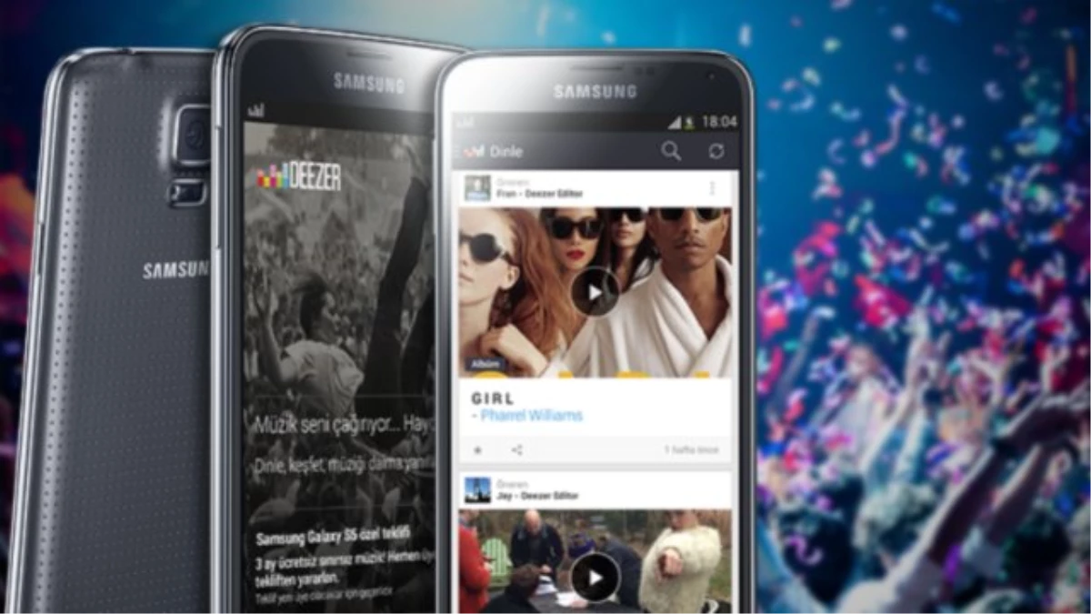 Samsung ve Deezer\'dan Ses Getirecek İşbirliği