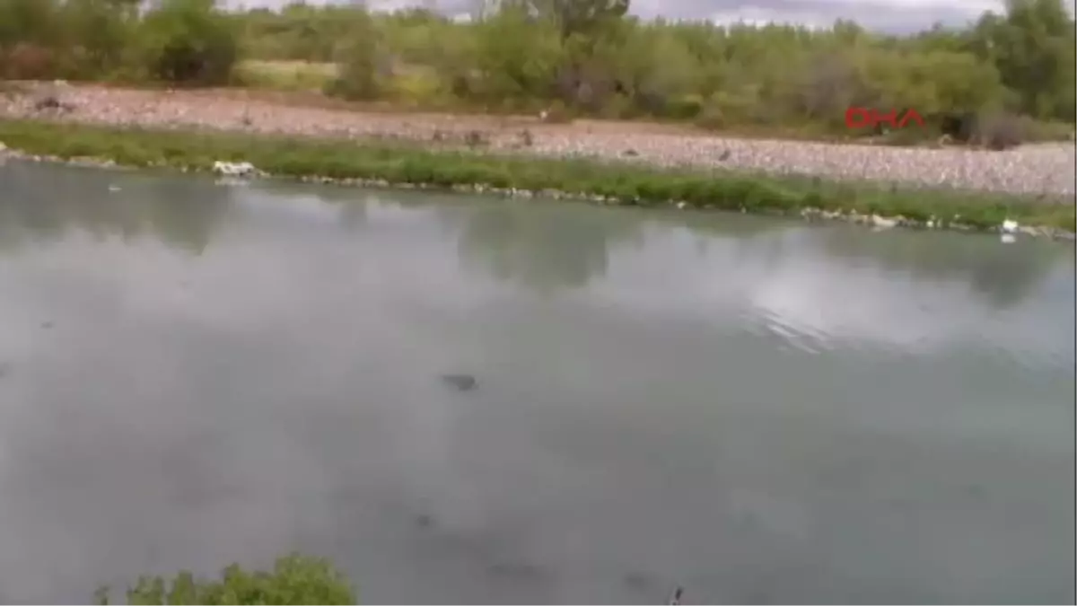 Bayramiç Karamendere Nehri\'nde Ürküten Kirlilik