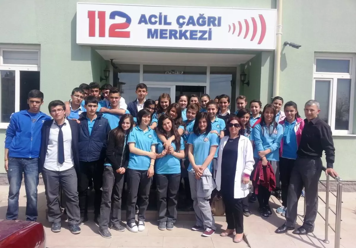 Öğrencilerden 112 Acil Çağrı Merkezi\'ne Ziyaret