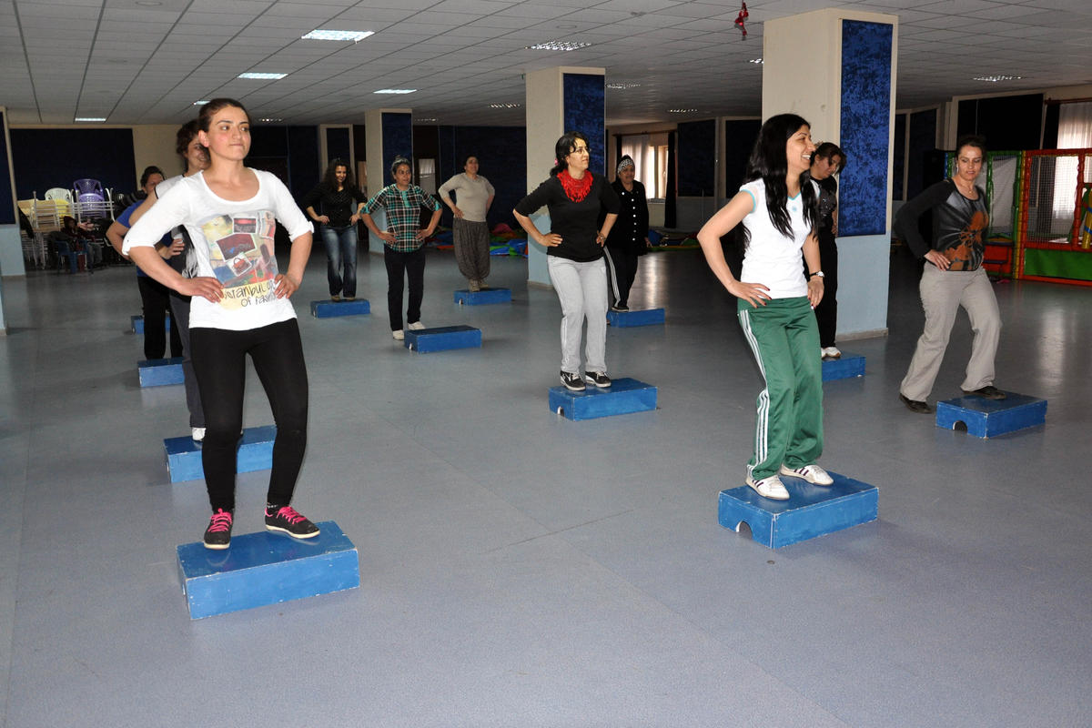 Ovacık\'ta Step-Aerobik Kursu Açıldı