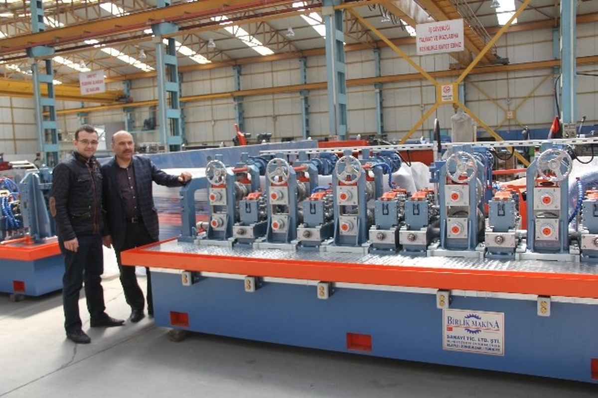 Zonguldaklı İş Adamı Boru Profil Makinesi Üretti