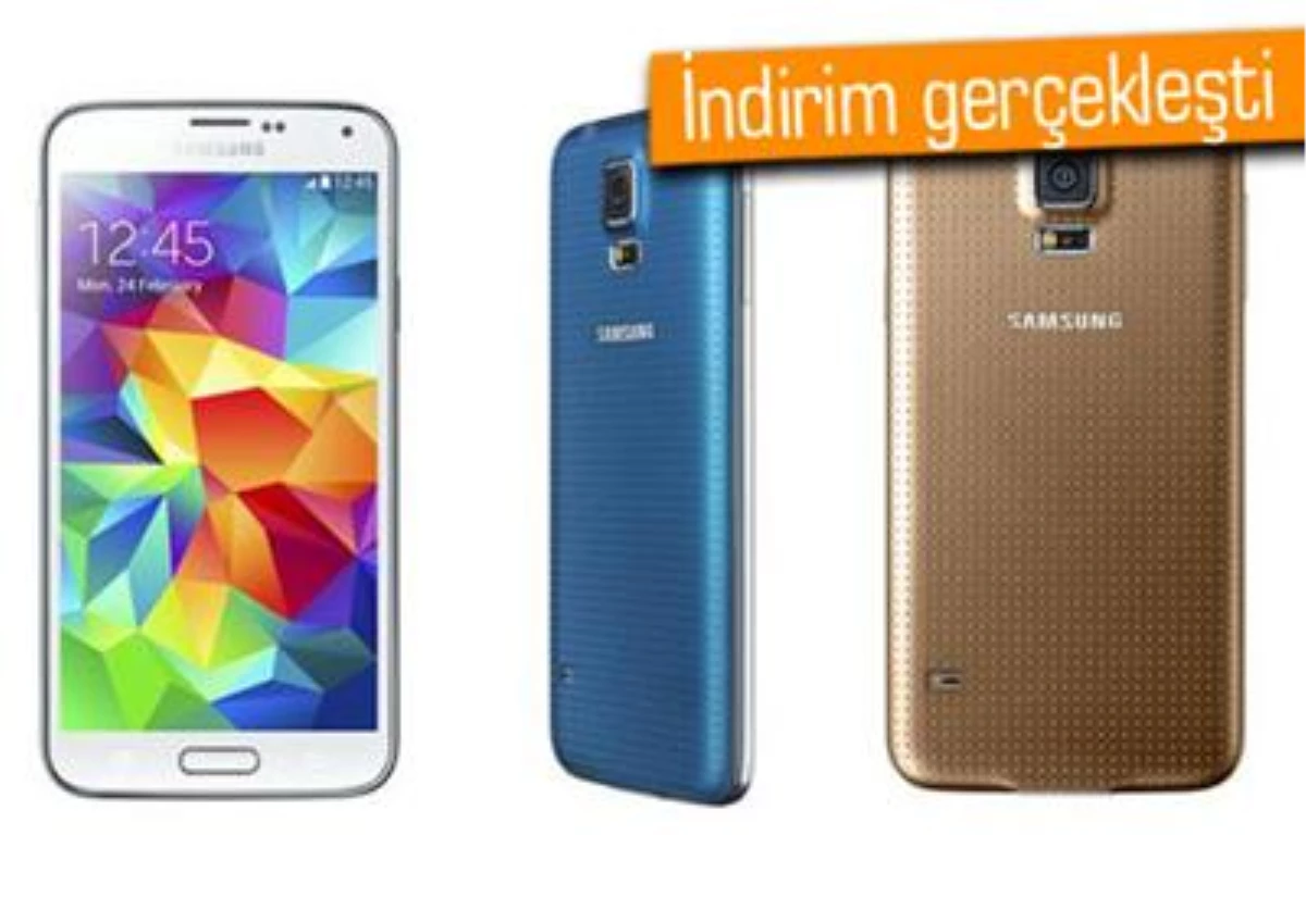 Samsung Galaxy S5\'in Fiyatında İndirim Hızlı Oldu