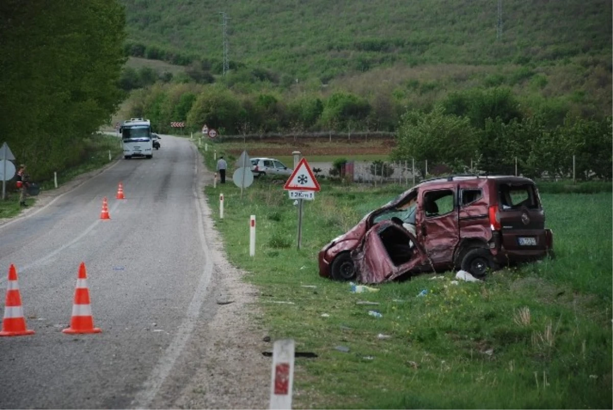 Tokat\'ta Trafik Kazası: 1 Ölü, 3 Yaralı