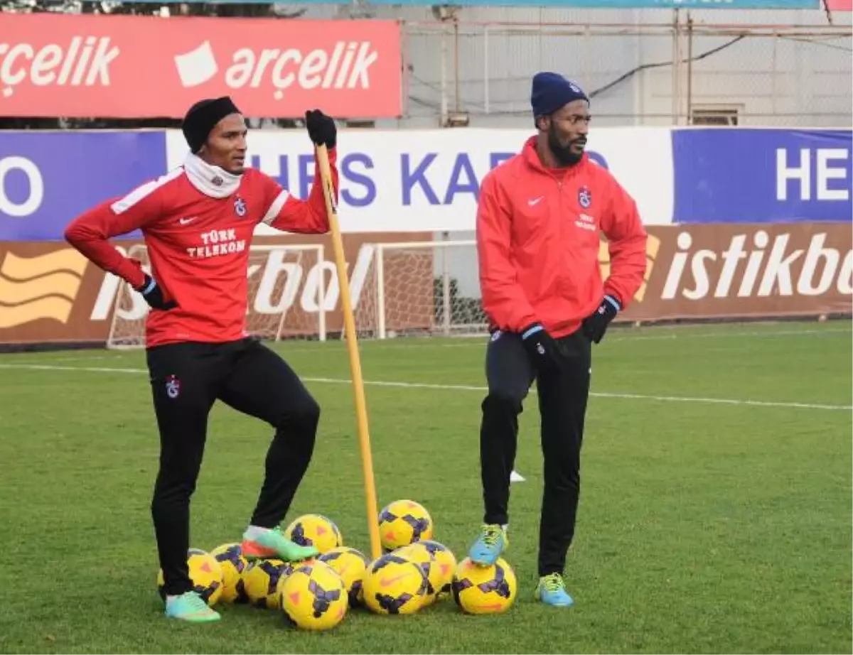 Trabzonspor 8 Eksikle Çalıştı