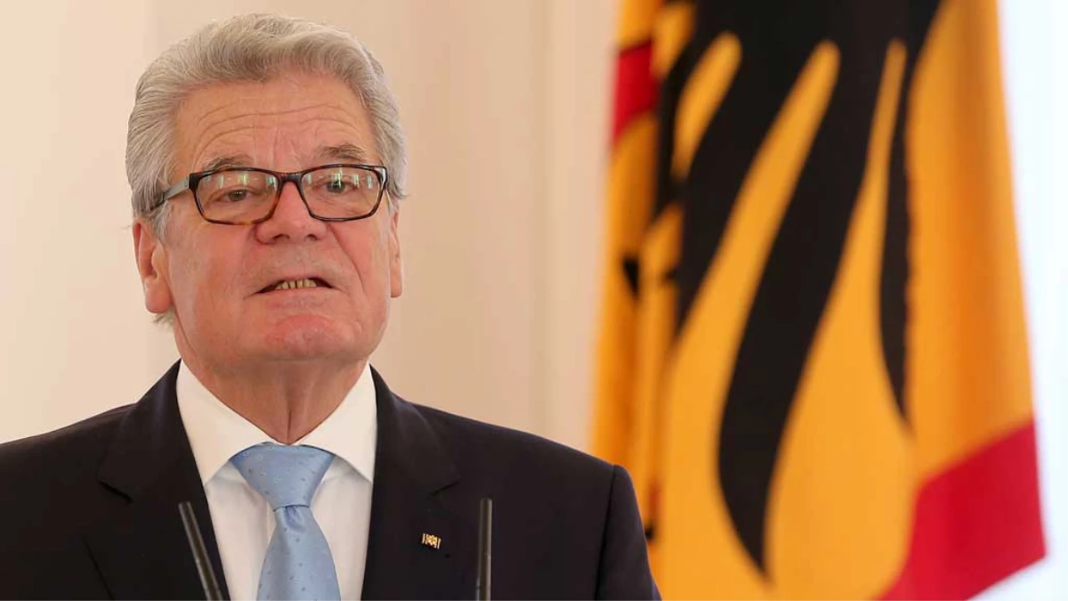Almanya Cumhurbaşkanı Gauck Türkiye\'ye Geliyor