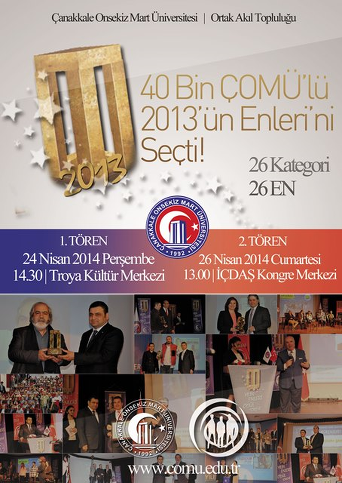 Çomü Yılın En İyilerini Seçti