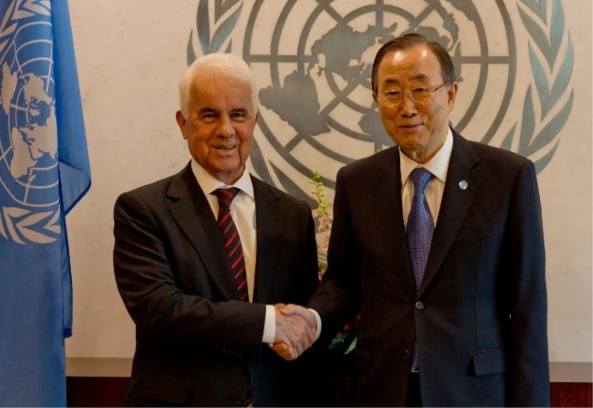 Eroğlu, BM Genel Sekreteri Ban Ki Moon ile Görüştü