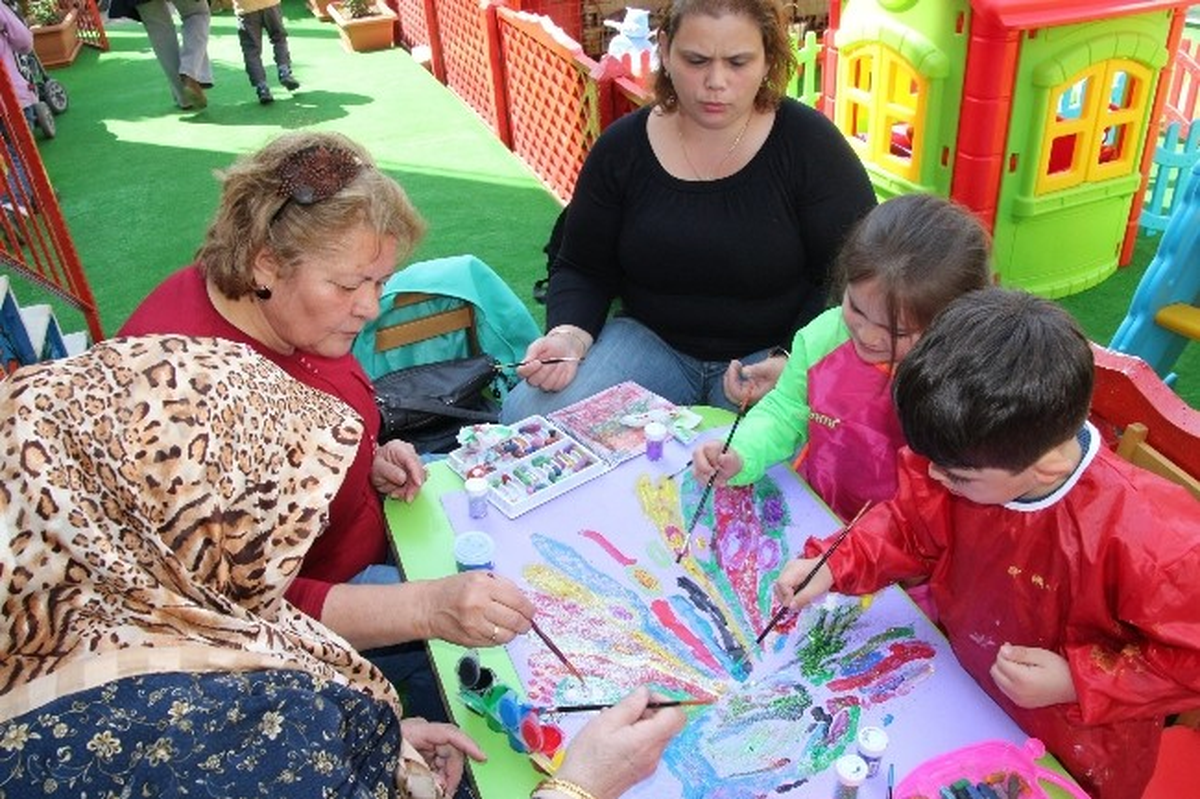 Nazillili Minikler Mutluluğun Resmini Çizdi
