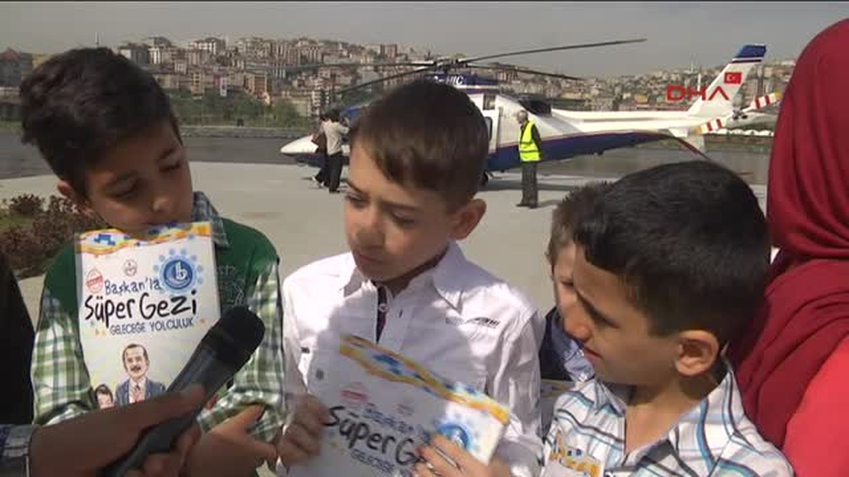 23 Nisan\'da Helikopterle İstanbul Turu