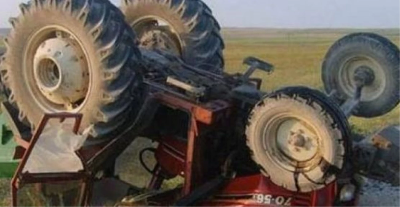 Demirci\'de Devrilen Traktörün Altında Kalan Çiftçi Öldü