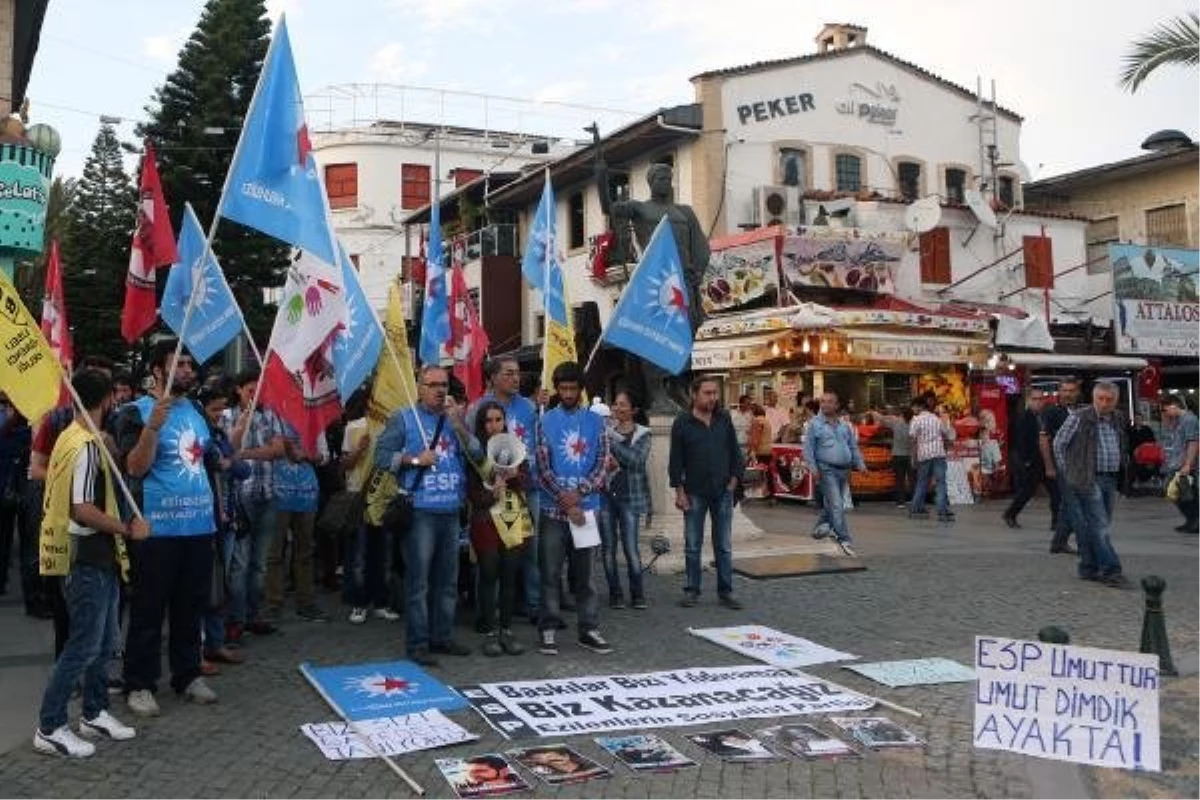 ESP Gözaltıları Protesto Edildi