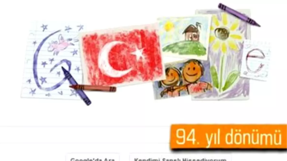 Google\'dan 23 Nisan Doodle\'ı